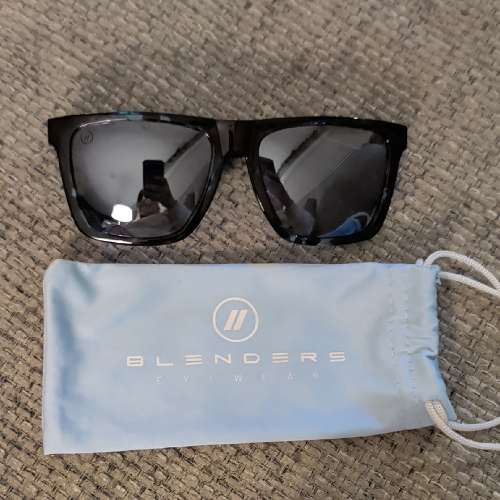 Blenders Black Sunglasses with Case
